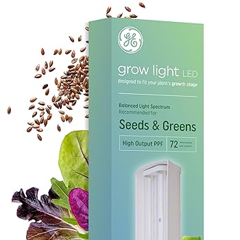Amazon.co.jp: GE LEDグローライト 屋内植物用 種子と緑用の一